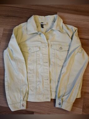 Medium Pastel Green Jean Jacket